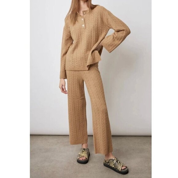 Rails Cable Knit Sweater matching set pants and top - Picture 1 of 12